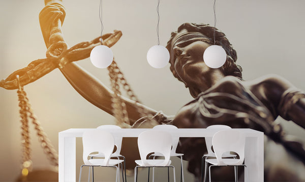 Statue of Justice Wall Mural Wallpaper - Luzen and co