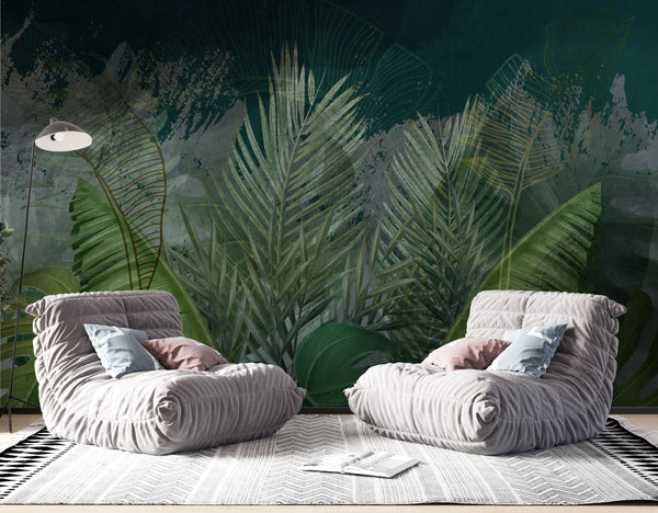 Tropical Self adhesive Wallpaper Peel and stick Mural wallpaper in Australia - Luzen&Co
