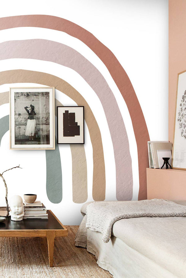 Rainbow Kids Peel and Stick Wallpaper,, Wall sticker, Wall poster, Wall Decal