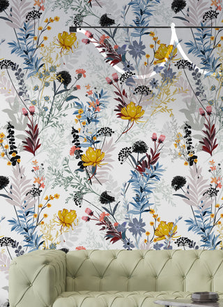 Floral Vintage Self adhesive wallpaper Flower Peel and stick Wallpaper - Luzen&Co