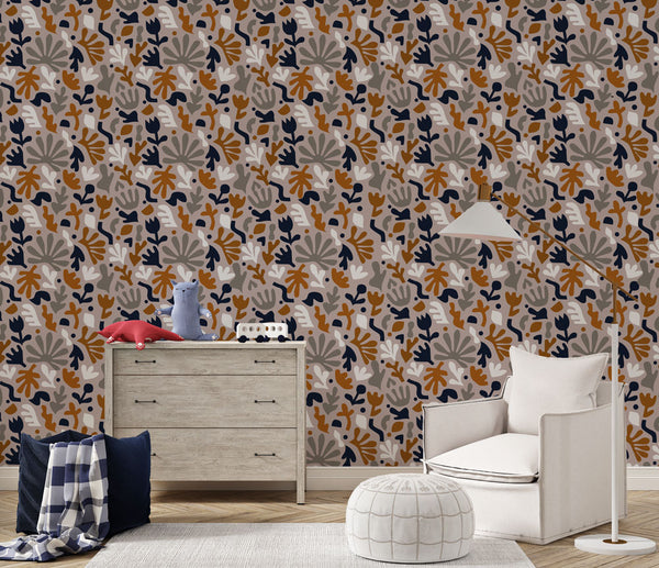 Flower Patterns Self adhesive Wallpaper