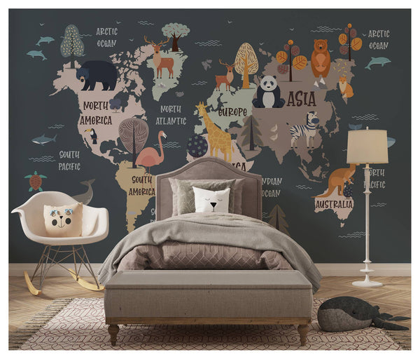 Kids Self adhesive wallpaper Peel and Stick wallpaper  - Luzen&Co