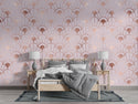 Pink Geometric Modern Pattern Wallpaper