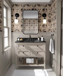 Vintage Retro Bedroom Wall Mural Wallpaper Australia -Luzen and co