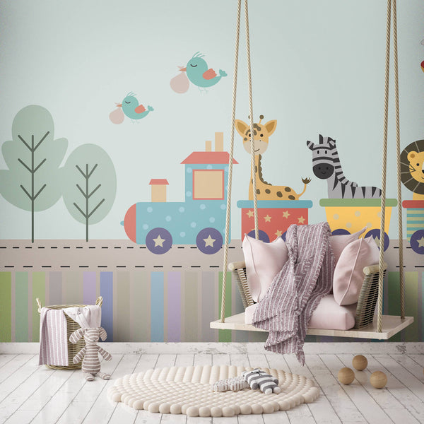 Kids Peel and Stick wallpaper Self adhesive wallpaper -Luzen&Co