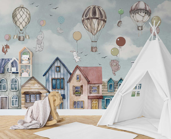 Kids Self adhesive wallpaper Peel and Stick wallpaper  - Luzen&Co