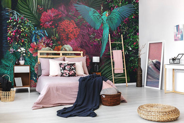 Floral Vintage Self adhesive wallpaper Flower Peel and stick Wallpaper - Luzen&Co