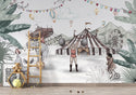 Circus Animals Self adhesive Wallpaper, Wall sticker, Wall poster, Wall Decal - Luzen&co