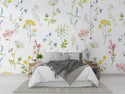 Soft Flower Pattern Peel and Stick Wallpaper