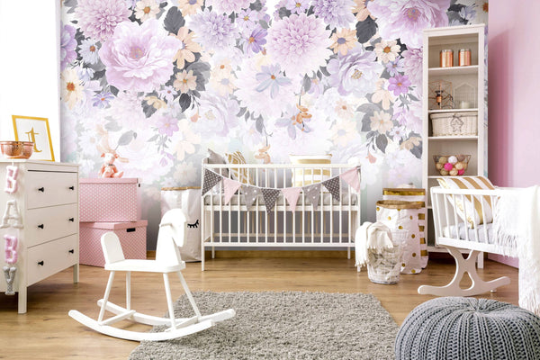 Roses Wall Peel and stick Wallpaper