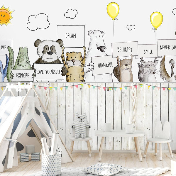 Kids Peel and Stick wallpaper Self adhesive wallpaper -Luzen&Co