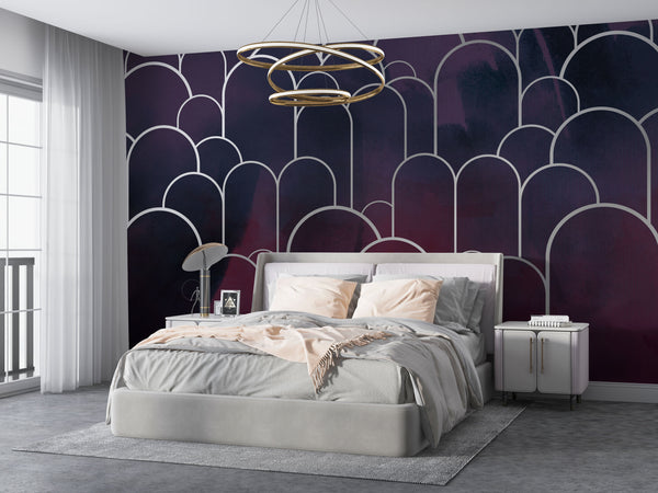 Geometric Self Adhesive Wallpaper, Peel and stick wallpaper