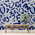 Brush Trace Modern Wall Mural Self Adhesive wallpaper