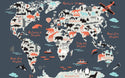 Kids Peel and Stick wallpaper Self adhesive wallpaper -Luzen&Co