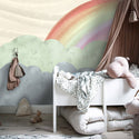 Clouds And Rainbow Kids Wallpaper, Wall sticker, Wall poster, Wall Decal - Luzen&co