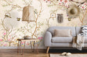 Pastel Colors Floral Wallpaper