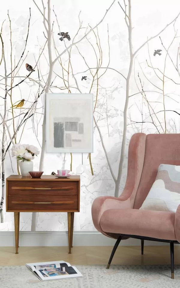 Flowered Hair Women Drinking Wall Mural Wallpaper - Australia - Luzen and co