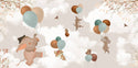 Cloudy Sky Flying Animals Self adhesive wallpaper, Wall sticker, Wall poster, Wall Decal - Luzen&co