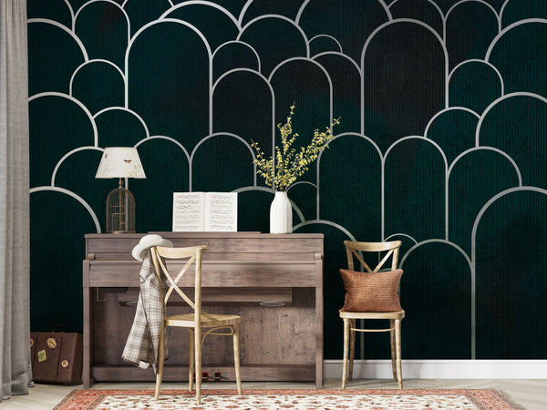 Geometric Self Adhesive Wallpaper, Peel and stick wallpaper