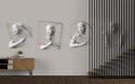 Woman Figured Sculpture Wall Mural Art Wallpaper - Luzen&Co