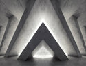 3D Outlook Symmetric Light Effected Wallpaper