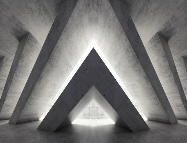 3D Outlook Symmetric Light Effected Wallpaper