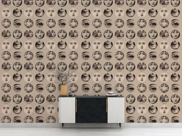 Vintage Retro Bedroom Wall Mural Wallpaper Australia -Luzen and co