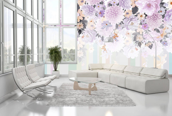 Roses Wall Peel and stick Wallpaper