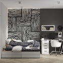 Linear Geometrical Wallpaper - Luzenandco