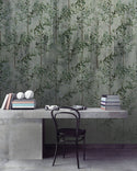 Olive Brances Patterned Floral Wallpaper