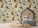 Dogs Kids Self adhesive Wallpaper, Wall sticker, Wall poster, Wall Decal - Luzen&co