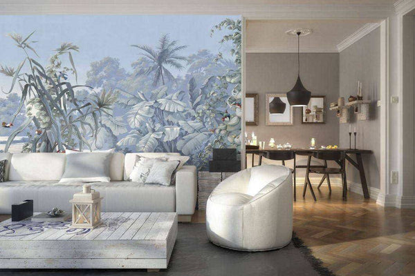 Forest Landscape Birds And Trees Nature Wallpaper