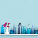 Canvas Sky Blue Self Adhesive Wallpaper Interior Sheet