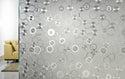 Bubble Decorative Static Cling Window Film