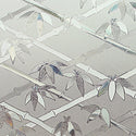 3D Bamboo Privacy Static Cling Window Film