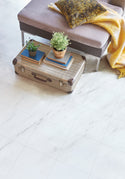 Peel and Stick Bianco Marble Vinyl Floor tiles