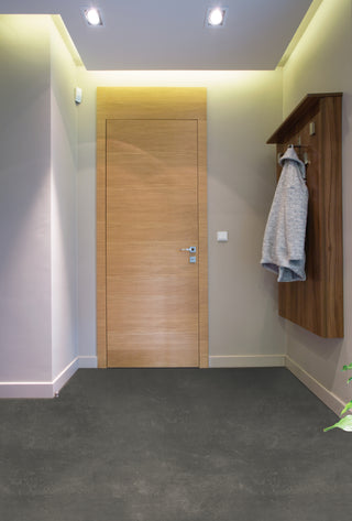 Peel and Stick Dark Grey Concrete Vinyl Floor tiles