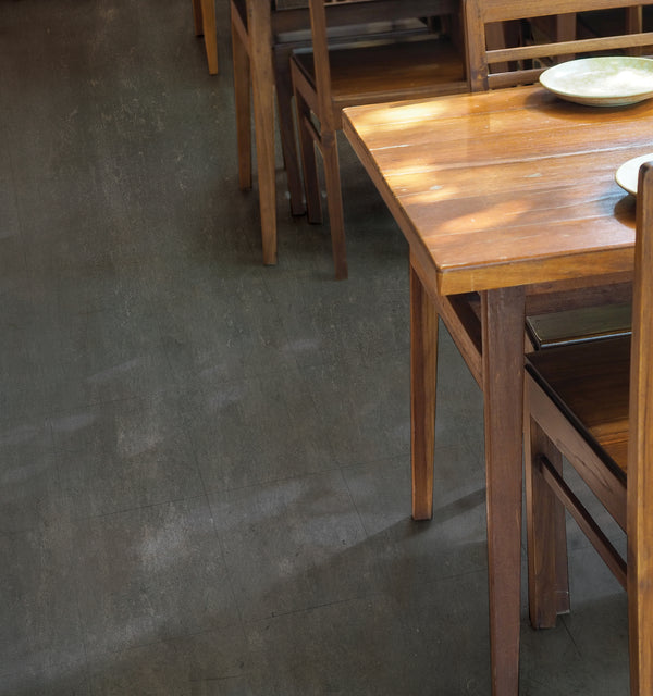 Peel and Stick Dark Grey Concrete Vinyl Floor tiles