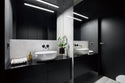 Plain Black Self Adhesive Wallpaper Peel and stick vinyl Film