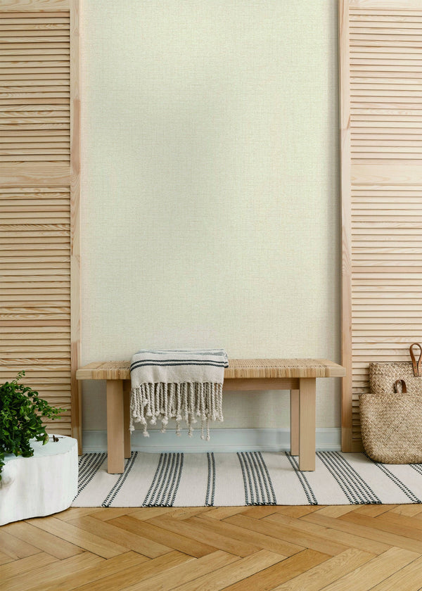 Fabric Effect Beige Self Adhesive Wallpaper Interior Sheet - Luzen&Co