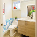 Island Blue Self Adhesive Wallpaper Interior Sheet - Luzen&Co
