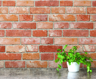 Rustic Brick Self Adhesive Wallpaper Interior Sheet - Luzen&Co