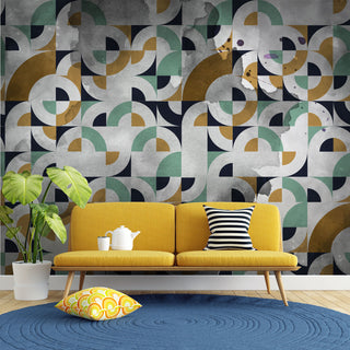 Geometric wallpaper, Self adhesive wallpaper, Peel and stick wallpaper in Australia - Luzen&Co