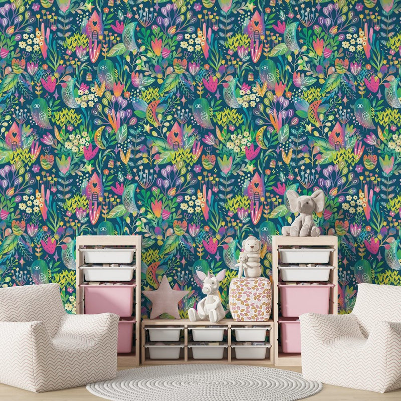 Abstract Floral Design Wallpaper, Wallpaper shop in Sydney, Australia