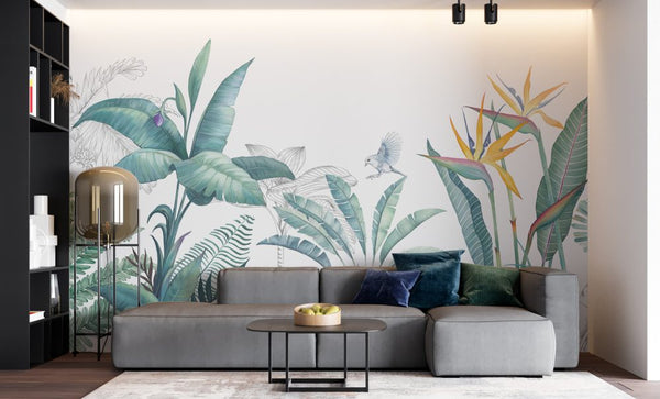 Leafs in Rain Forest Wallpaper Luzenandco Wallpaper shop in Sydney Australia Luzen&co