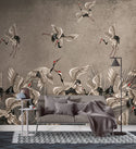 Stork Infestation Wallpaper Luzenandco Wallpaper shop in Sydney Australia Luzen&co