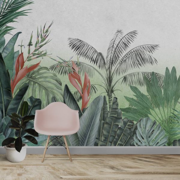 Boho Leaf Design Wallpaper Luzenandco Wallpaper shop in Sydney Australia Luzen&co