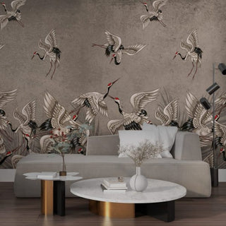 Stork Infestation Wallpaper Luzenandco Wallpaper shop in Sydney Australia Luzen&co