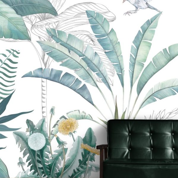 Leafs in Rain Forest Wallpaper Luzenandco Wallpaper shop in Sydney Australia Luzen&co