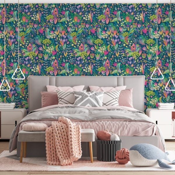 Abstract Floral Design Wallpaper, Wallpaper shop in Sydney, Australia